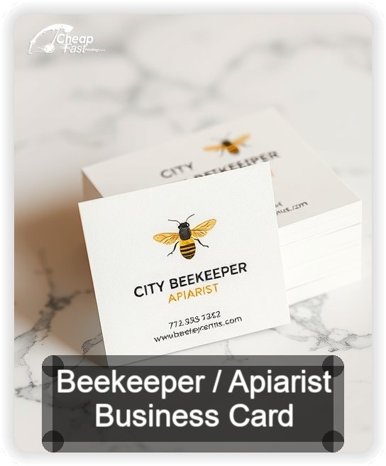 Beekeeper Apiarist business card design sample