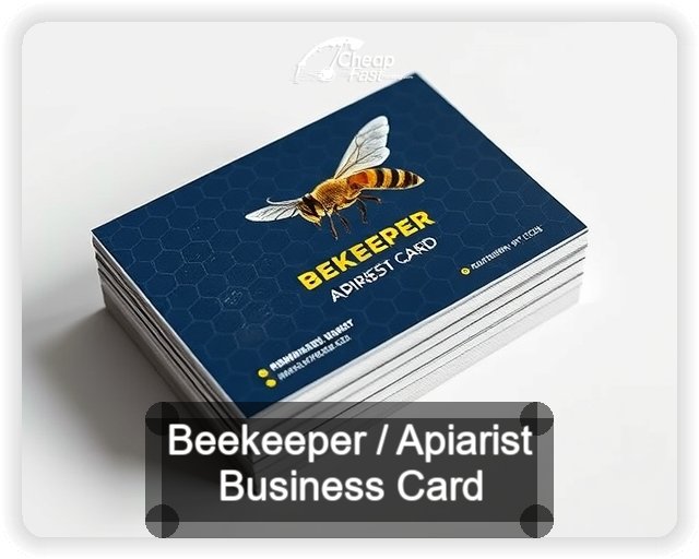 Beekeeper Apiarist business card design sample