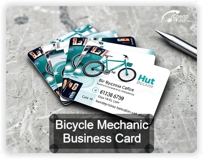 Bicycle Mechanic business card design sample
