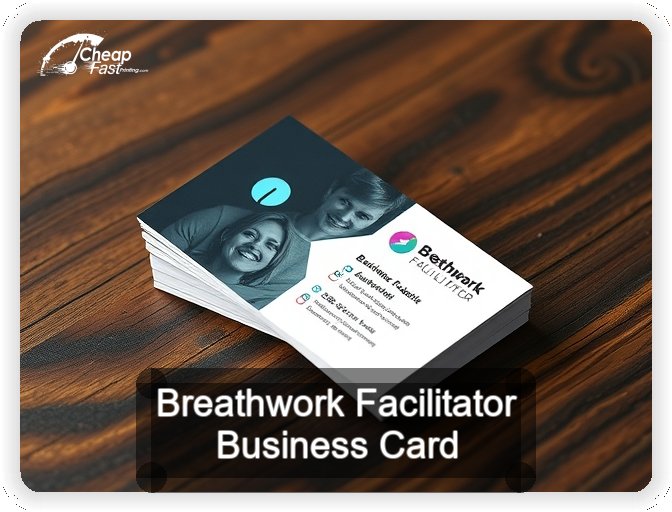 Breathwork Facilitator business card design sample
