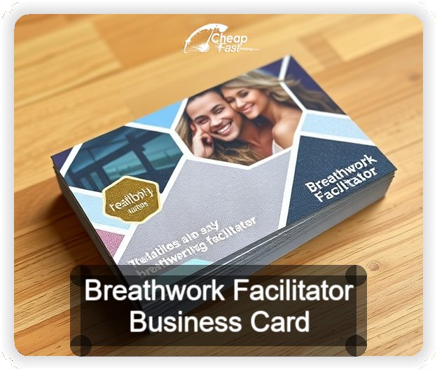 Breathwork Facilitator business card design sample