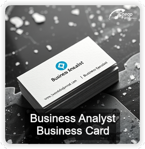Business Analyst business card design sample