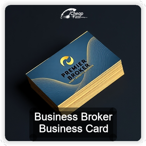 Business Broker business card design sample