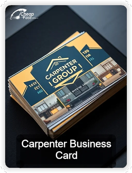 Carpenter business card design sample