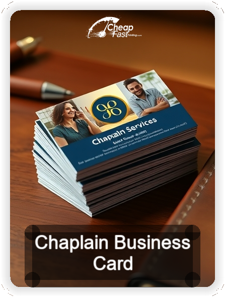 Chaplain business card design sample