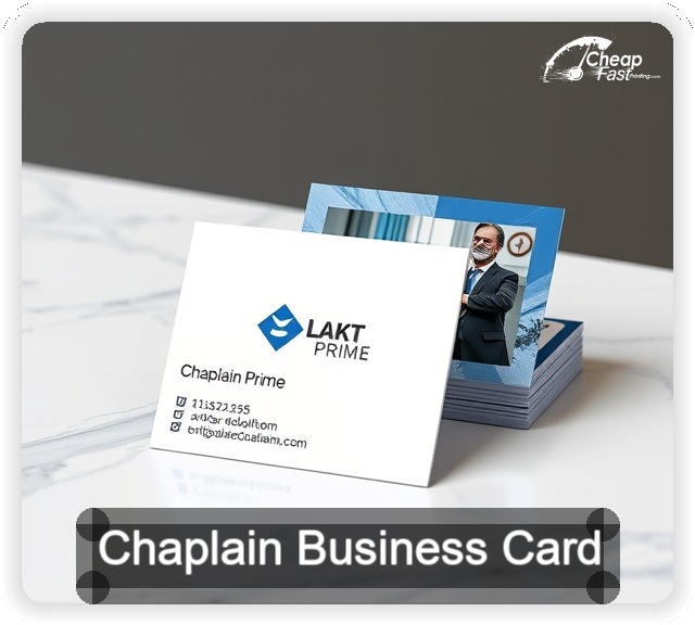 Chaplain business card design sample