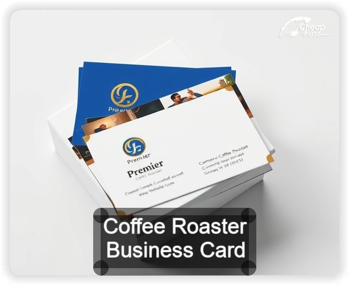 Coffee Roaster business card design sample