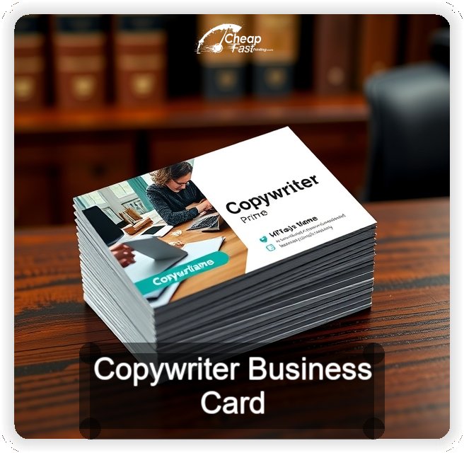 Copywriter business card design sample