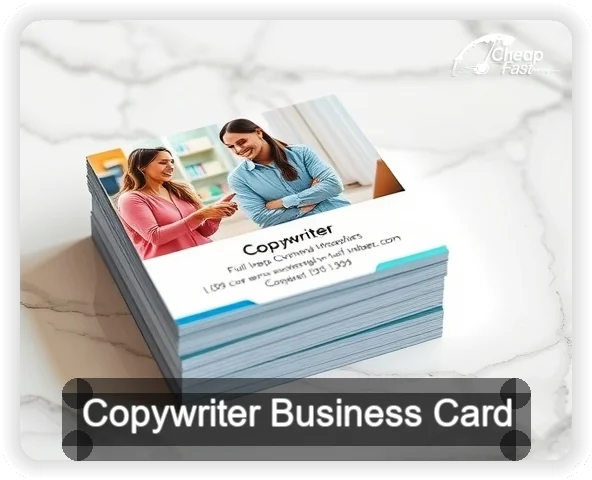 Copywriter business card design sample