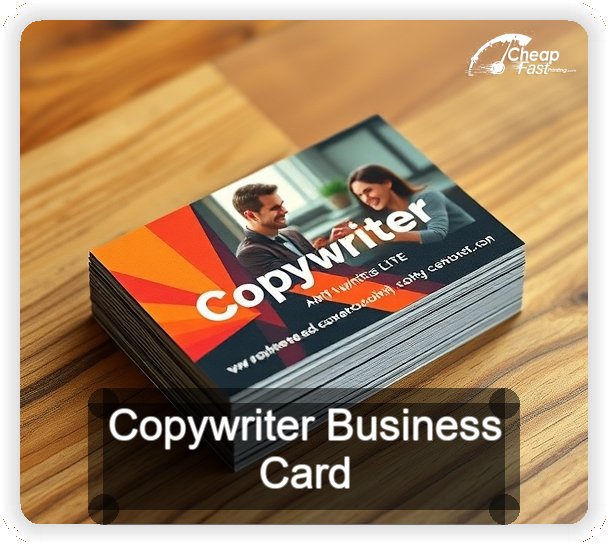 Copywriter business card design sample