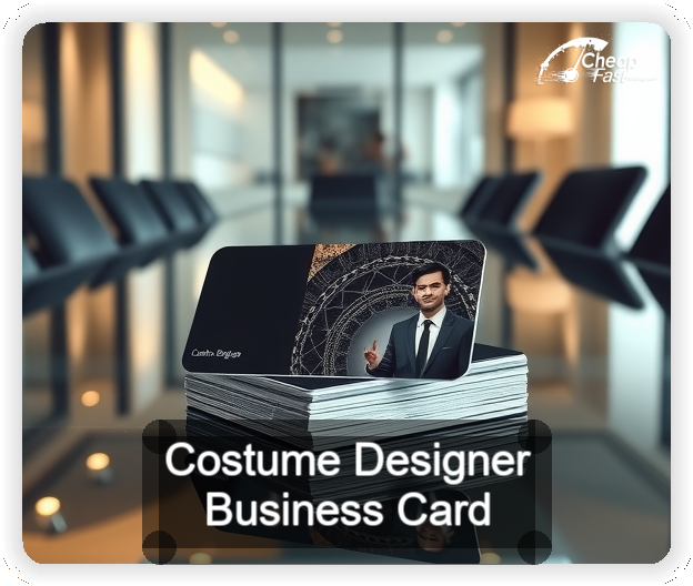 Costume Designer business card design sample