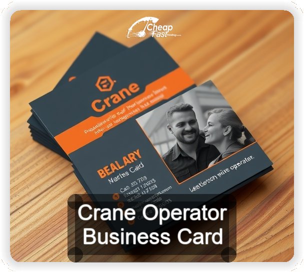 Crane Operator business card design sample