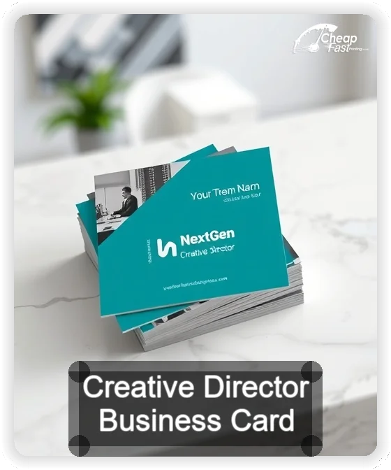 Creative Director business card design sample