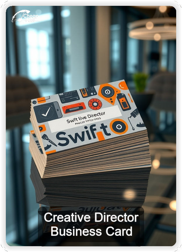 Creative Director business card design sample