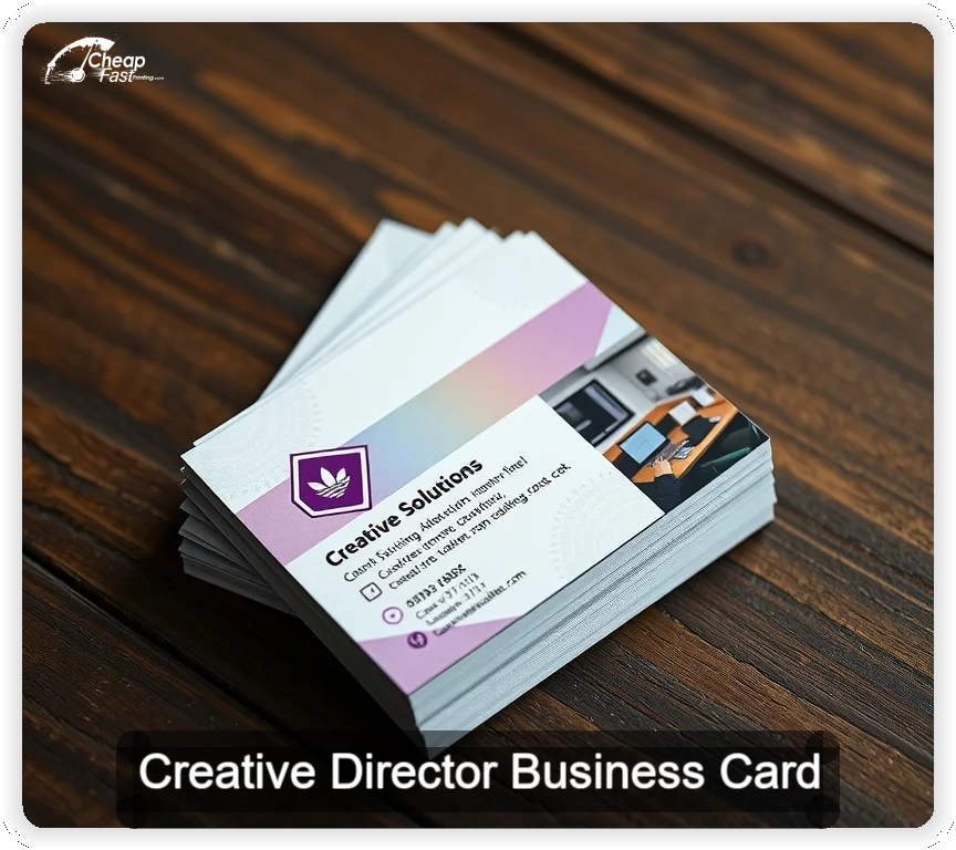 Creative Director business card design sample