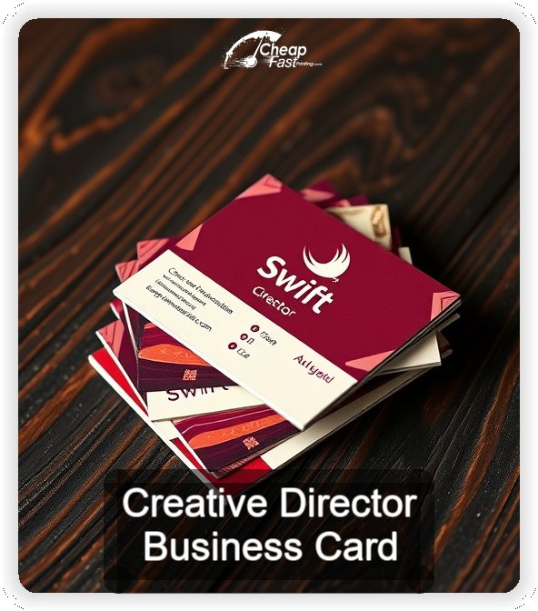 Creative Director business card design sample