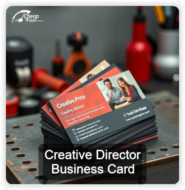 Creative Director business card design sample