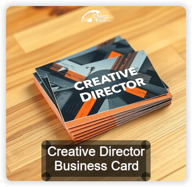Creative Director business card design sample