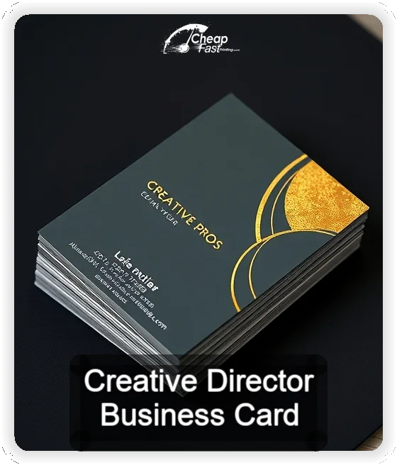 Creative Director business card design sample