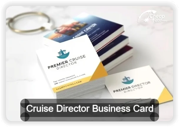 Cruise Director business card design sample