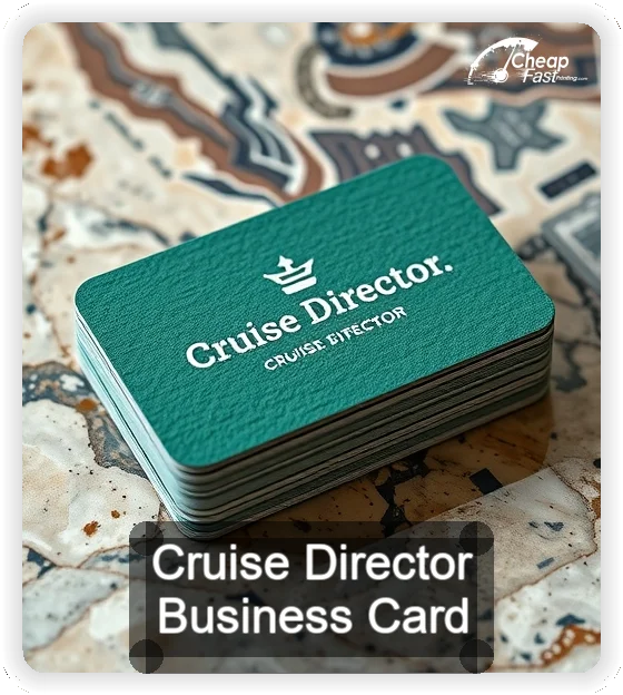 Cruise Director business card design sample