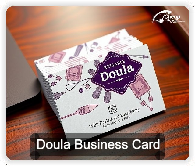 Doula business card design sample