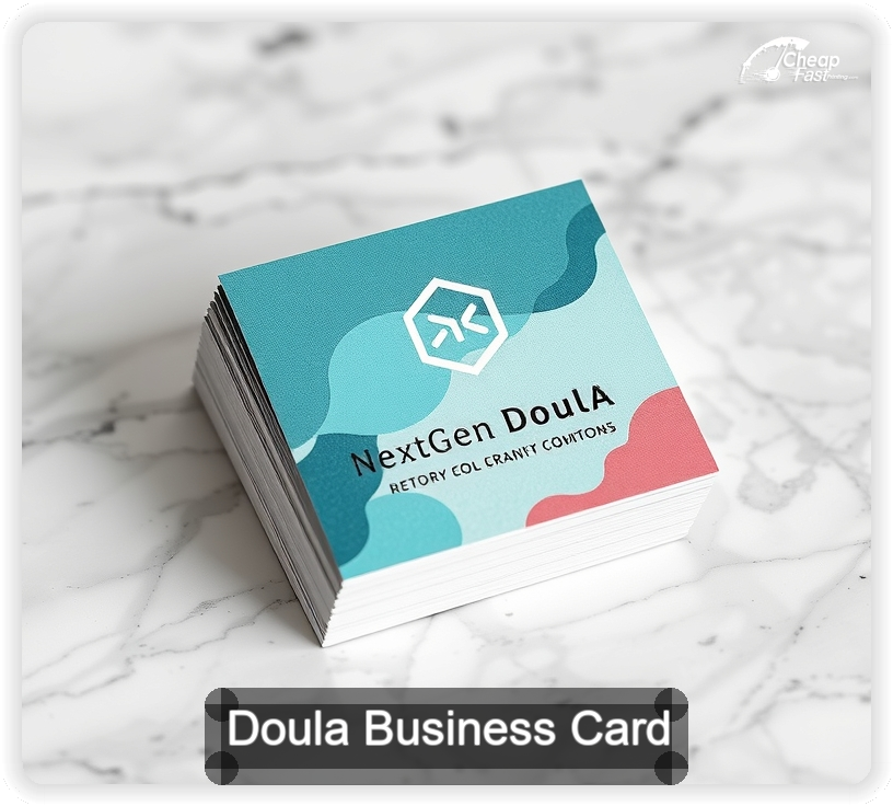 Doula business card design sample