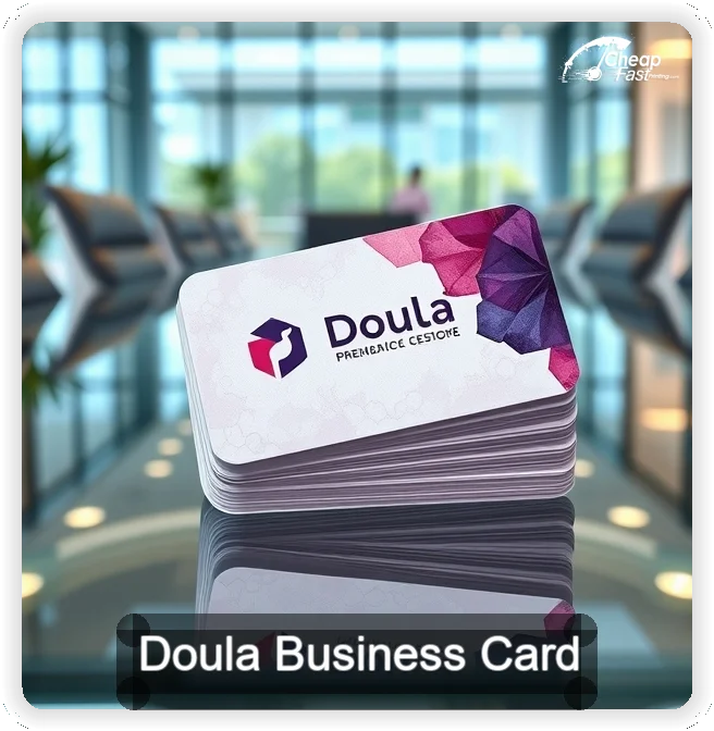 Doula business card design sample