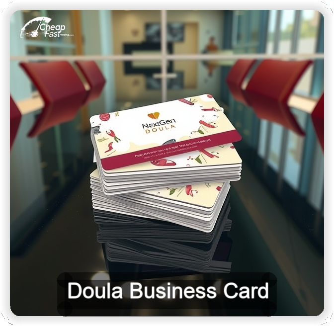 Doula business card design sample