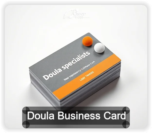 Doula business card design sample