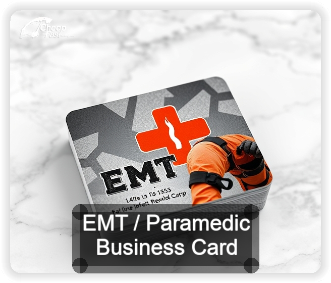 Emt Paramedic business card design sample