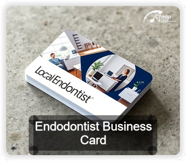 Endodontist business card design sample