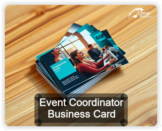 Event Coordinator business card design sample