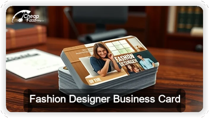 Fashion Designer business card design sample