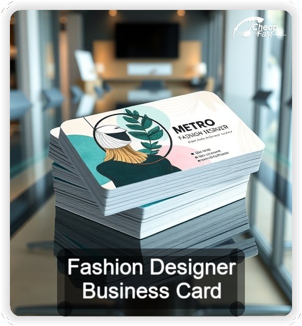 Fashion Designer business card design sample