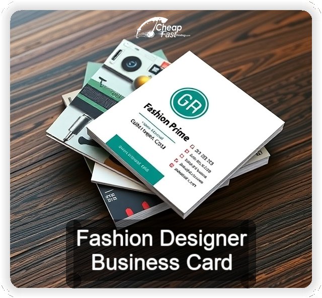 Fashion Designer business card design sample