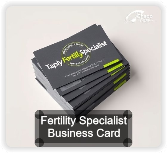 Fertility Specialist business card design sample