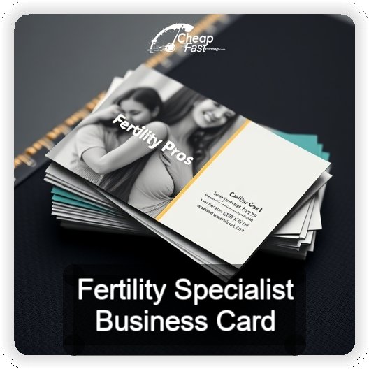 Fertility Specialist business card design sample