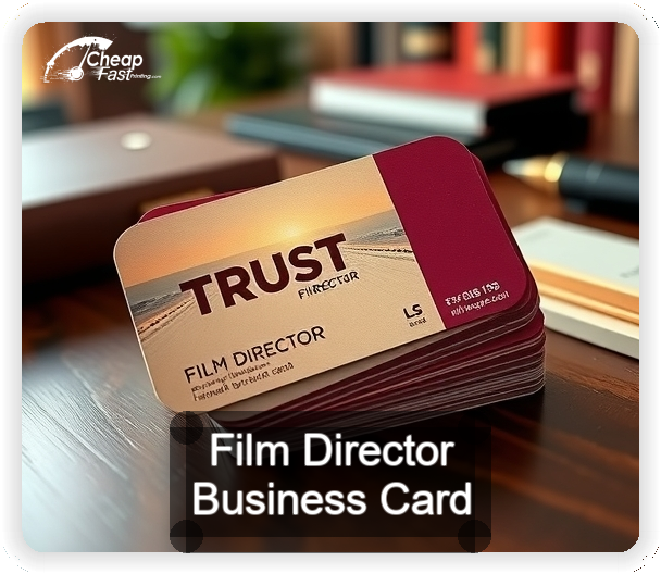 Film Director business card design sample