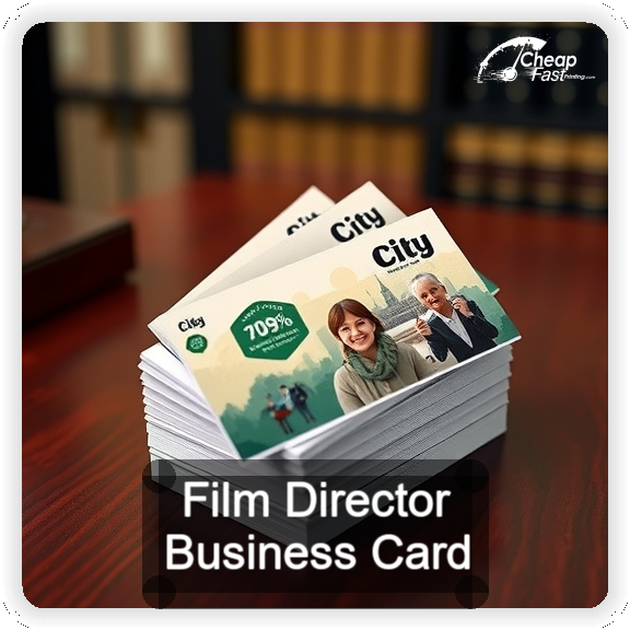 Film Director business card design sample
