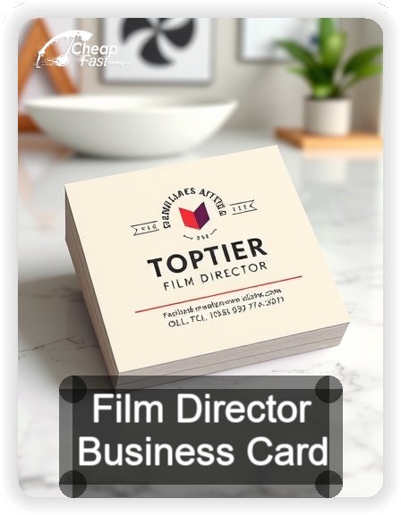 Film Director business card design sample