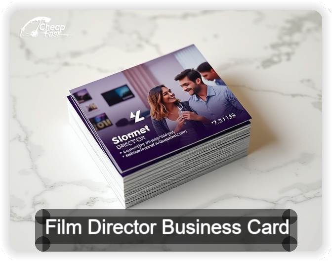 Film Director business card design sample