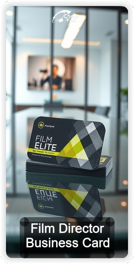 Film Director business card design sample