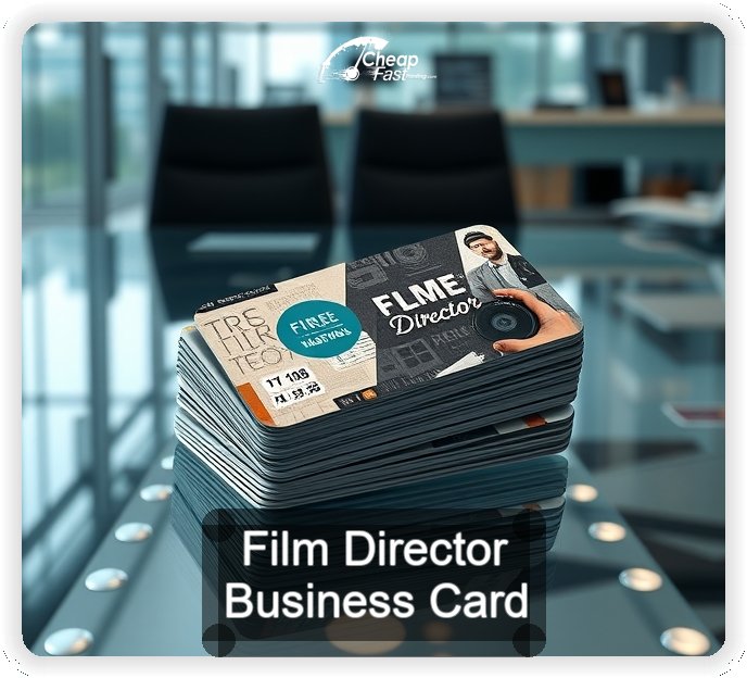Film Director business card design sample