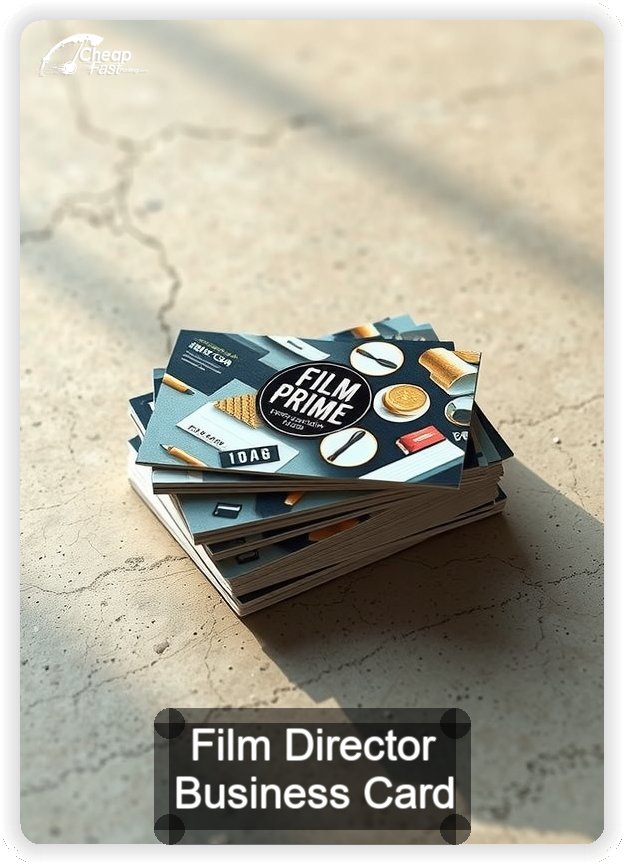 Film Director business card design sample
