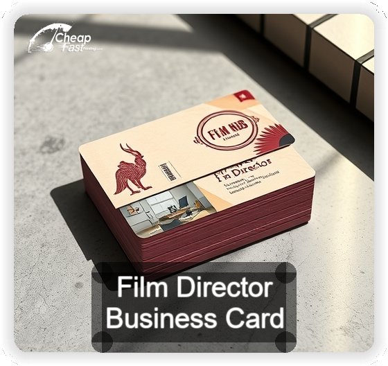 Film Director business card design sample