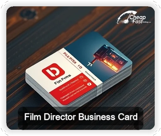 Film Director business card design sample