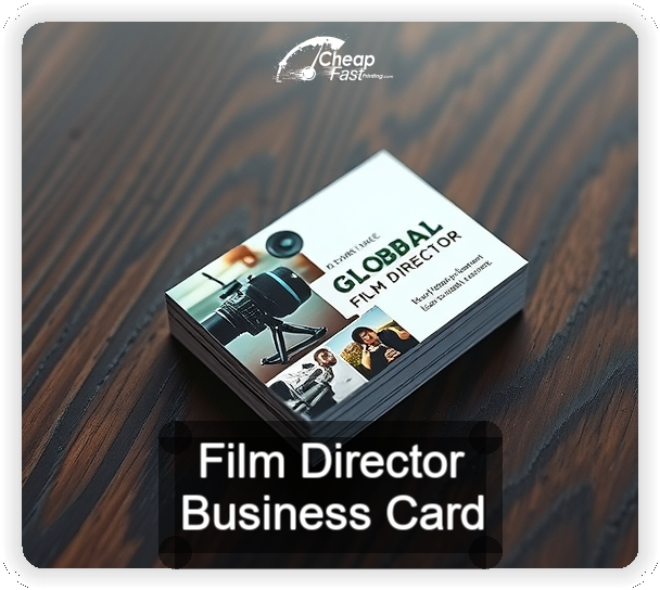 Film Director business card design sample