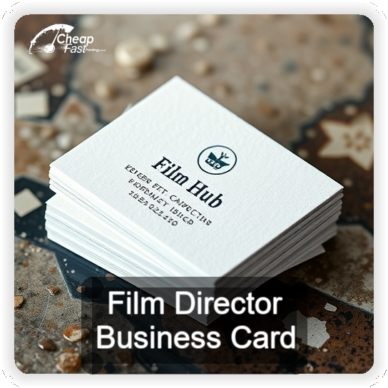 Film Director business card design sample