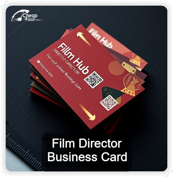 Film Director business card design sample